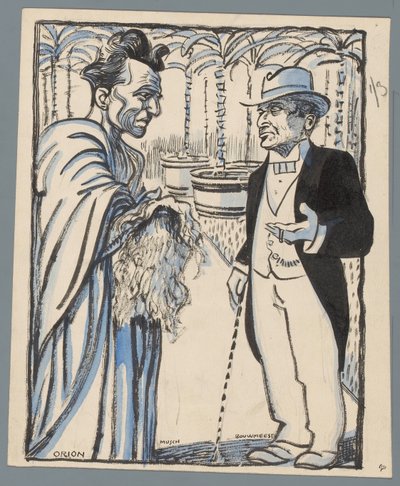 Musch e Bouwmeester da Patricq Kroon (signed by artist)