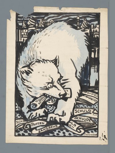 Orso russo da Patricq Kroon (signed by artist)