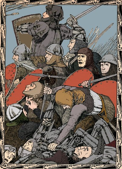 Alla Battaglia di Agincourt, 1902 da Patten Wilson