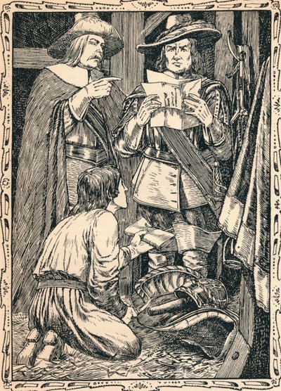 Ritrovamento della corrispondenza di Carlo I, 1902 da Patten Wilson