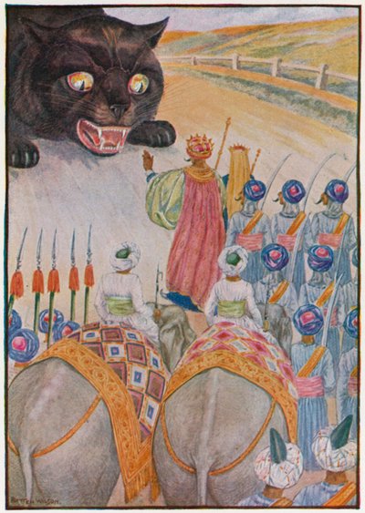 "Togliti di mezzo, gattino, i miei elefanti potrebbero farti male!" da Patten Wilson