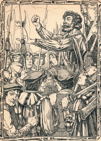 Ket The Tenner che si rivolge ai suoi seguaci, 1902 da Patten Wilson