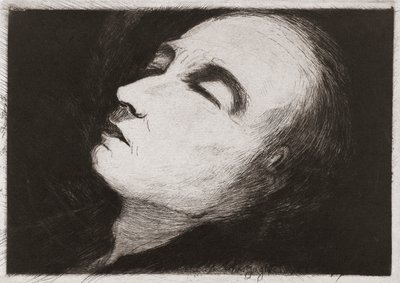 Vincent van Gogh sul suo letto di morte da Paul  Gachet