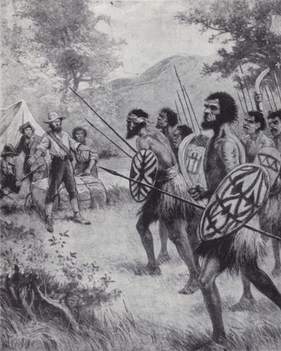 Capitano Cook e gli indigeni dell