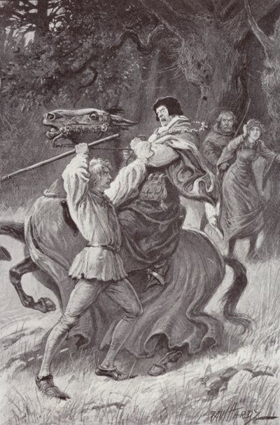 Illustrazione per The Cloister and The Hearth di Charles Reade (litografia) da Paul (after) Hardy
