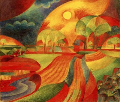 Pianura (vicino ad Amburgo) da Paul Adolf Seehaus
