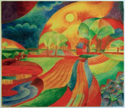 Pianura (vicino ad Amburgo) da Paul Adolf Seehaus