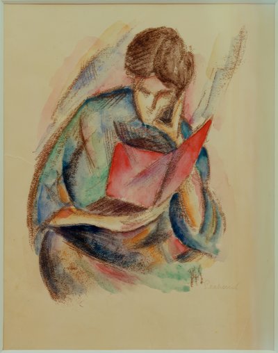 Donna che legge da Paul Adolf Seehaus