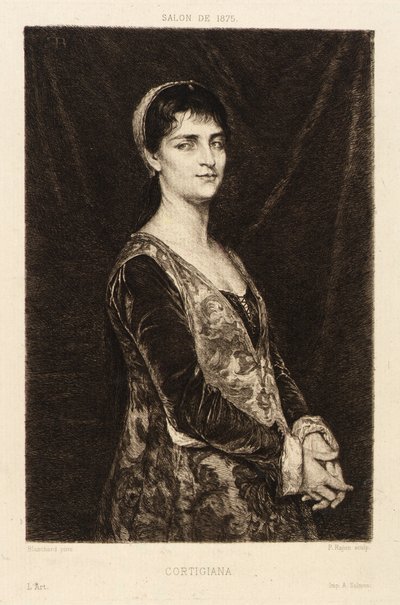 Cortigiana da Paul Adolphe Rajon