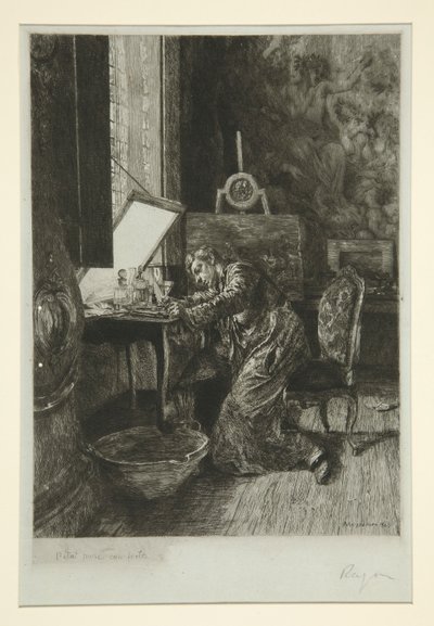 Il pittore da Paul Adolphe Rajon