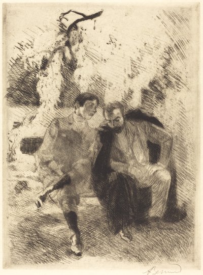 Confidenze, 1900 da Paul Albert Besnard