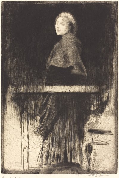 Donna con mantella, 1889 da Paul Albert Besnard