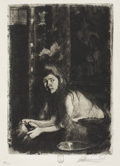 Donna con un Vaso, 1894 da Paul Albert Besnard