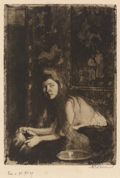 Donna con un vaso, 1894 da Paul Albert Besnard