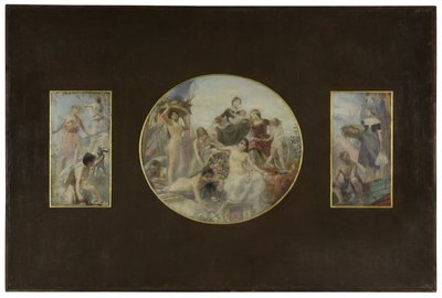 Bozzetto per la sala da pranzo dell