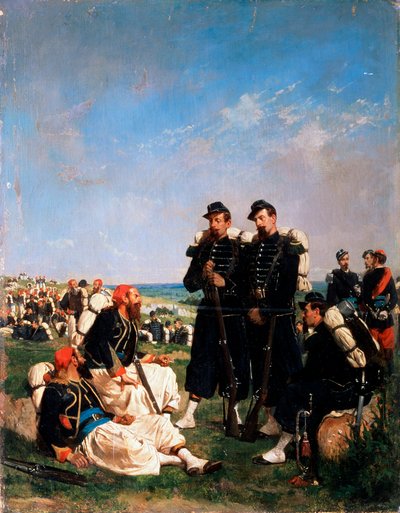 Un campo francese vicino a Sebastopoli, XIX secolo da Paul Alexandre Protais