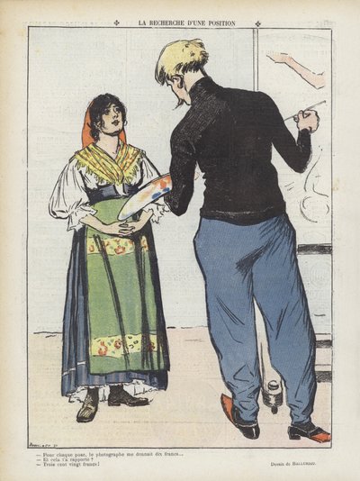 Illustrazione per Le Rire da Paul Balluriau