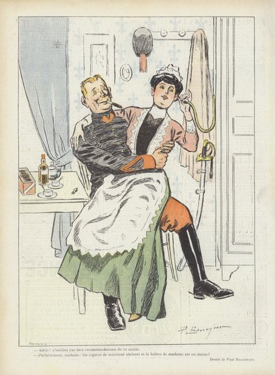 Illustrazione per Le Rire da Paul Balluriau