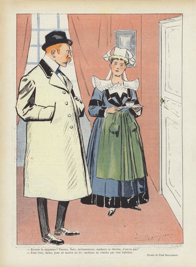 Illustrazione per Le Rire da Paul Balluriau