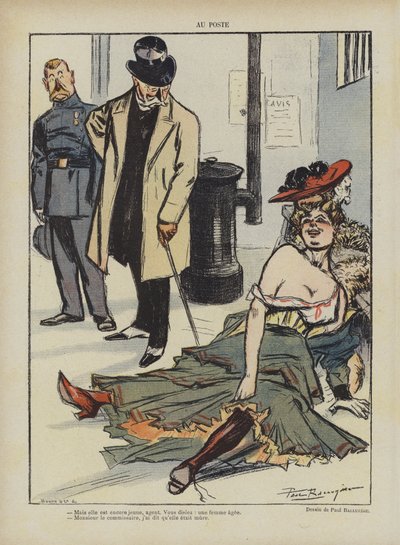 Illustrazione per Le Rire da Paul Balluriau