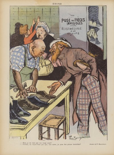 Illustrazione per Le Rire da Paul Balluriau
