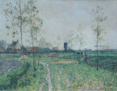Paesaggio autunnale vicino a Knokke, Belgio da Paul Baum