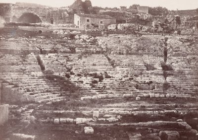 Teatro di Siracusa (Anfiteatro di Siracusa), 1865 (foto) da Paul Berthier