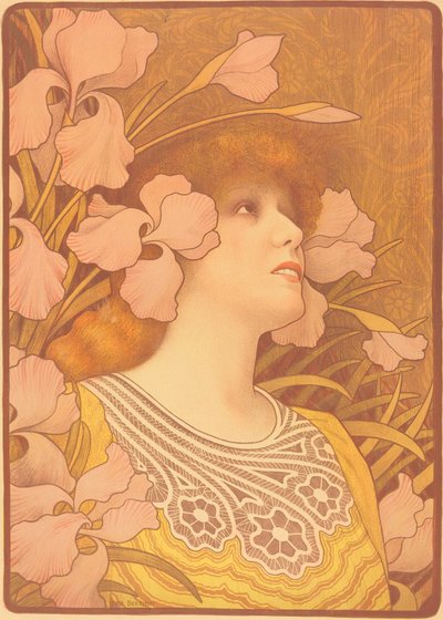 Sarah Bernhardt come Melisande da Paul Berthon