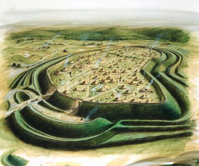 Castello di Maiden, V secolo a.C., c1990-2010 da Paul Birkbeck