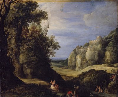 Paesaggio con Latona e i contadini della Licia da Paul Bril