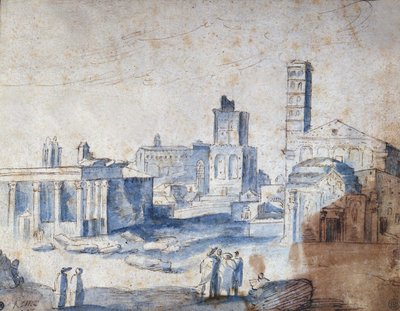 Veduta di Roma di Paul Bril (Brill) da Paul Bril