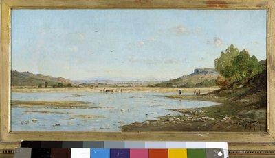 Pini sul bordo della Durance da Paul Camille Guigou
