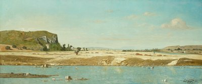 Le rive della Durance a Saint Paul da Paul Camille Guigou