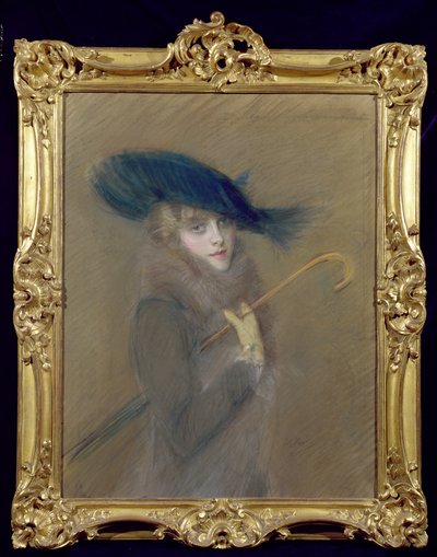 Signora elegante da Paul Cesar Helleu