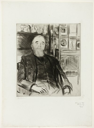 Ritratto di Alexis Rouart da Paul Cesar Helleu