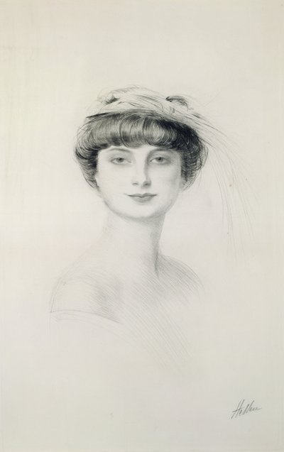 Ritratto di Anna de Noailles (1876-1933) da Paul Cesar Helleu