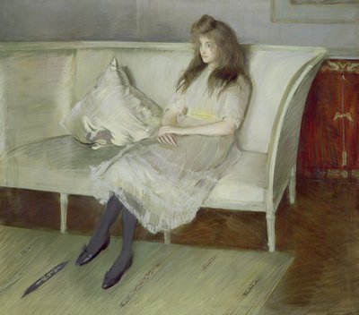 Sinfonia in bianco - Ritratto di Yvonne Paulmier da Paul Cesar Helleu