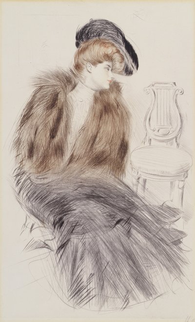 Donna seduta da Paul Cesar Helleu