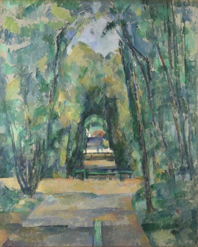 Viale a Chantilly. Dipinto di Paul Cézanne, 1888 da Paul Cézanne