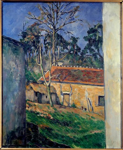 Cortile di fattoria ad Auvers da Paul Cézanne