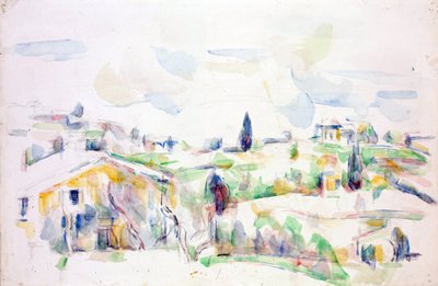 Paesaggio in Provenza da Paul Cézanne