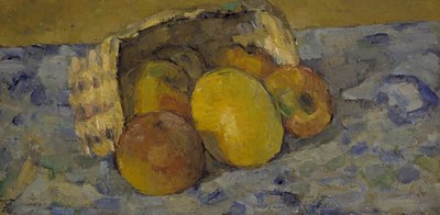Cesto di frutta rovesciato, c.1877 da Paul Cézanne