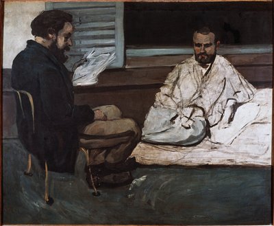 Paul Alexis legge un manoscritto a Emile Zola da Paul Cézanne