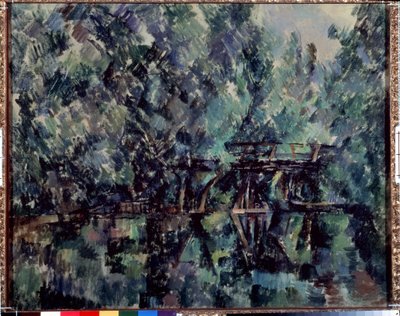 Ponte sullo stagno da Paul Cézanne
