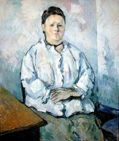 Ritratto di Madame Cezanne, c.1880-85 da Paul Cézanne