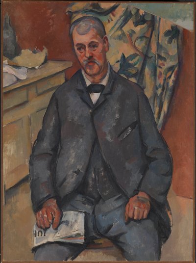 Ritratto di uomo seduto da Paul Cézanne