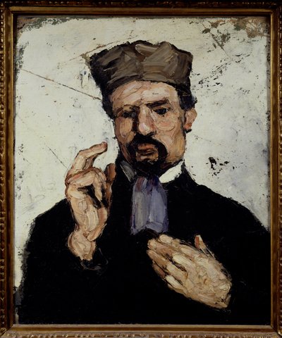 Ritratto dello zio Dominique in abito da avvocato da Paul Cézanne