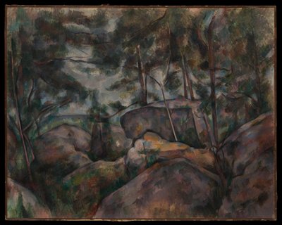 Rocce a Fontainebleau da Paul Cézanne