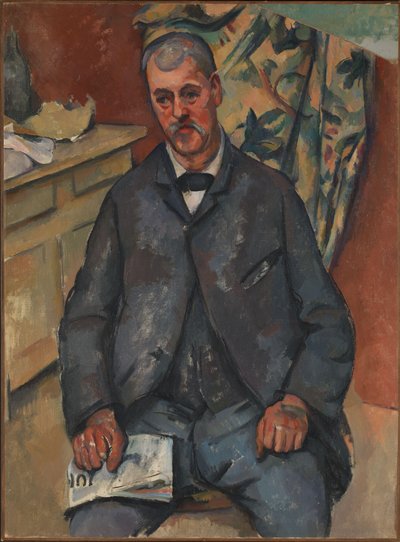 Uomo seduto da Paul Cézanne