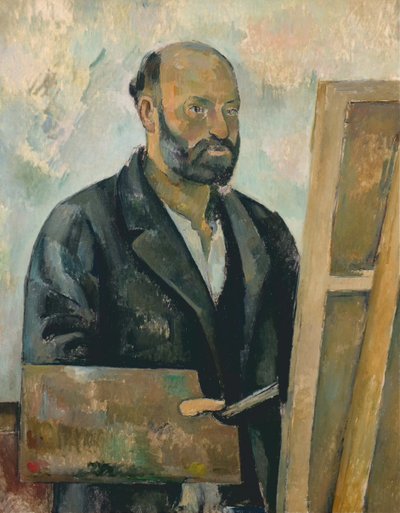 Autoritratto con tavolozza, 1890 circa (olio su tela) da Paul Cézanne